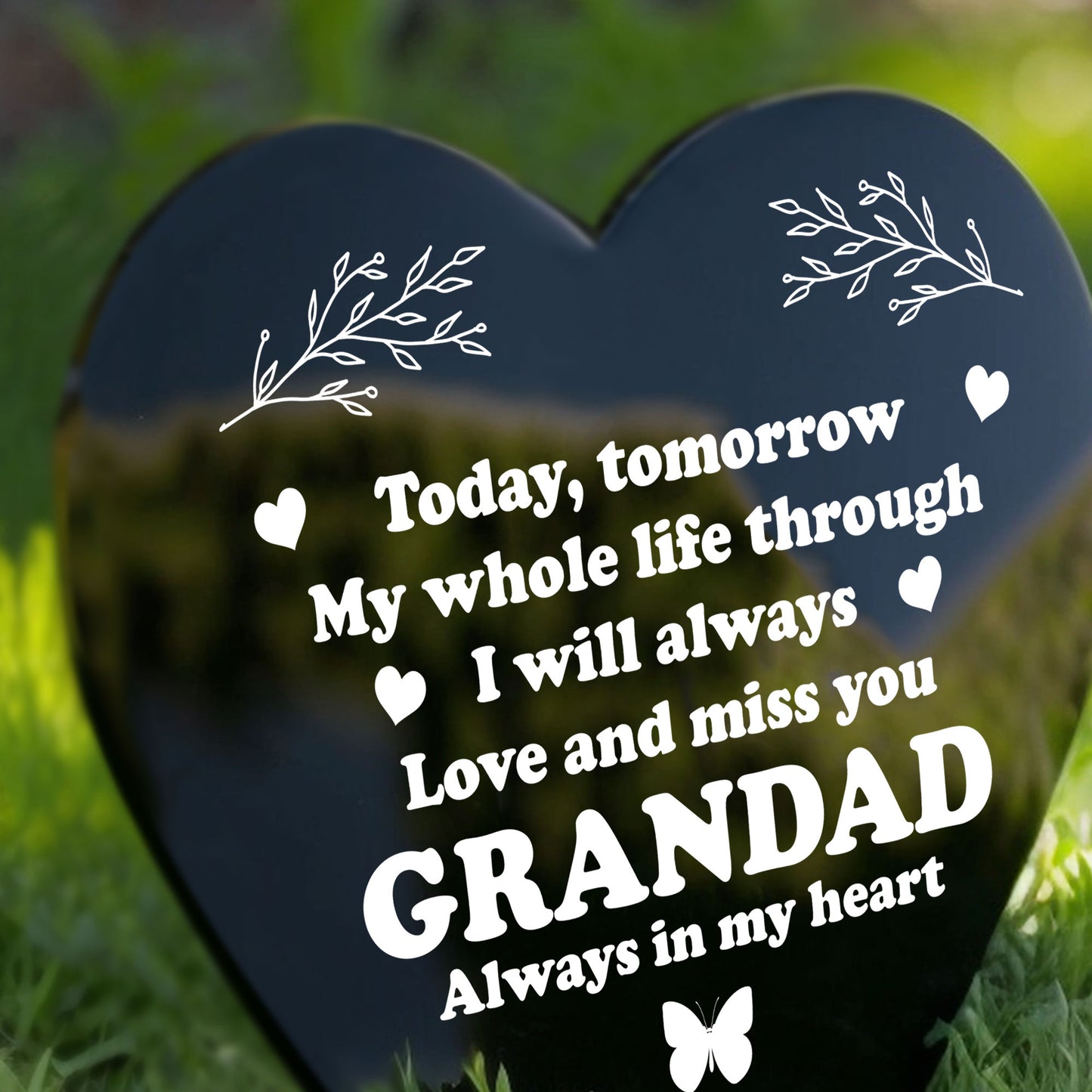 Grandad Memorial Plaque Graveside Memorial Decorations