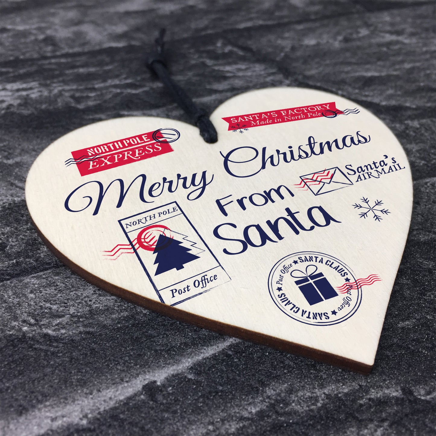 Christmas Present Gift Tag From Santa Christmas Favours