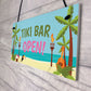 Welcome Tiki Bar Signs Novelty Bar Decor Gifts Hanging Signs