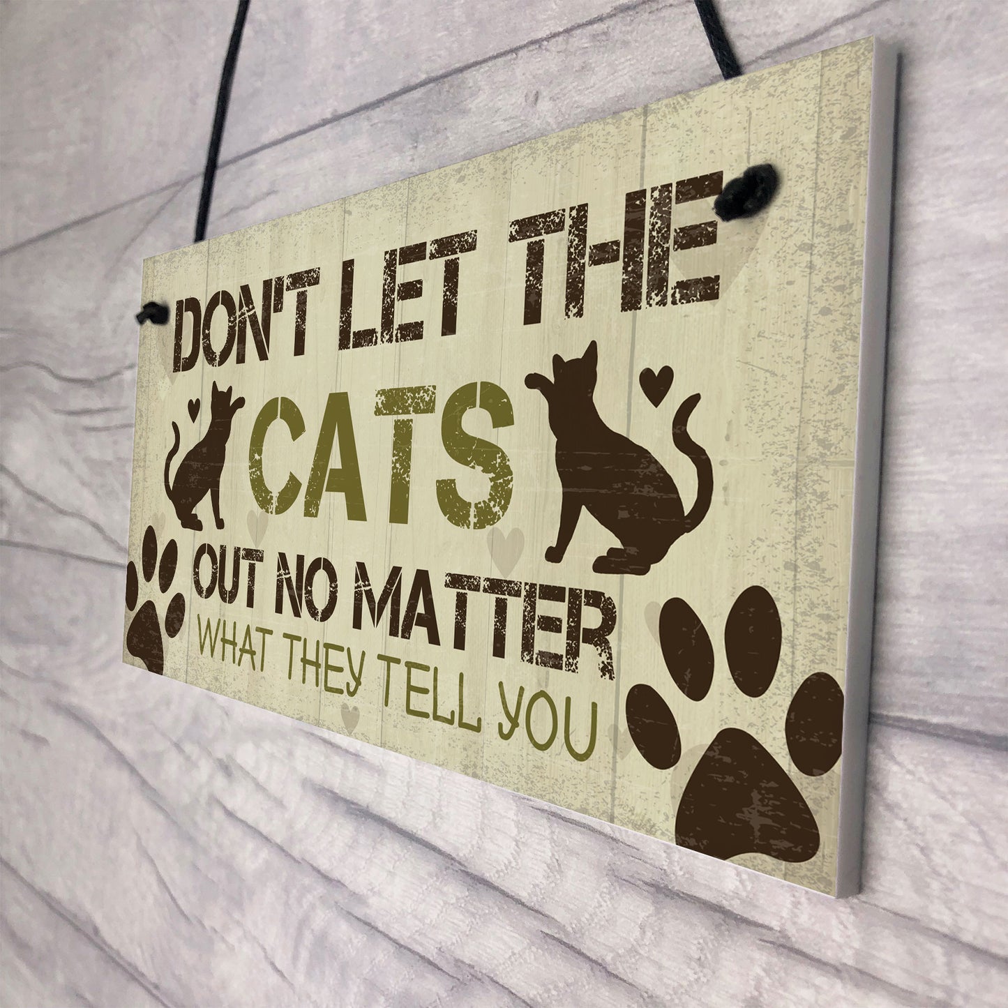 Funny Cat Signs And Plaque Cat Signs For Home Funny Cat Gift