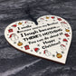 Brother Christmas Novelty Gift For Him Wood Heart Bauble Decor