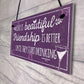 Best Friend Plaque Friendship Sign Thank You Birthday Gift