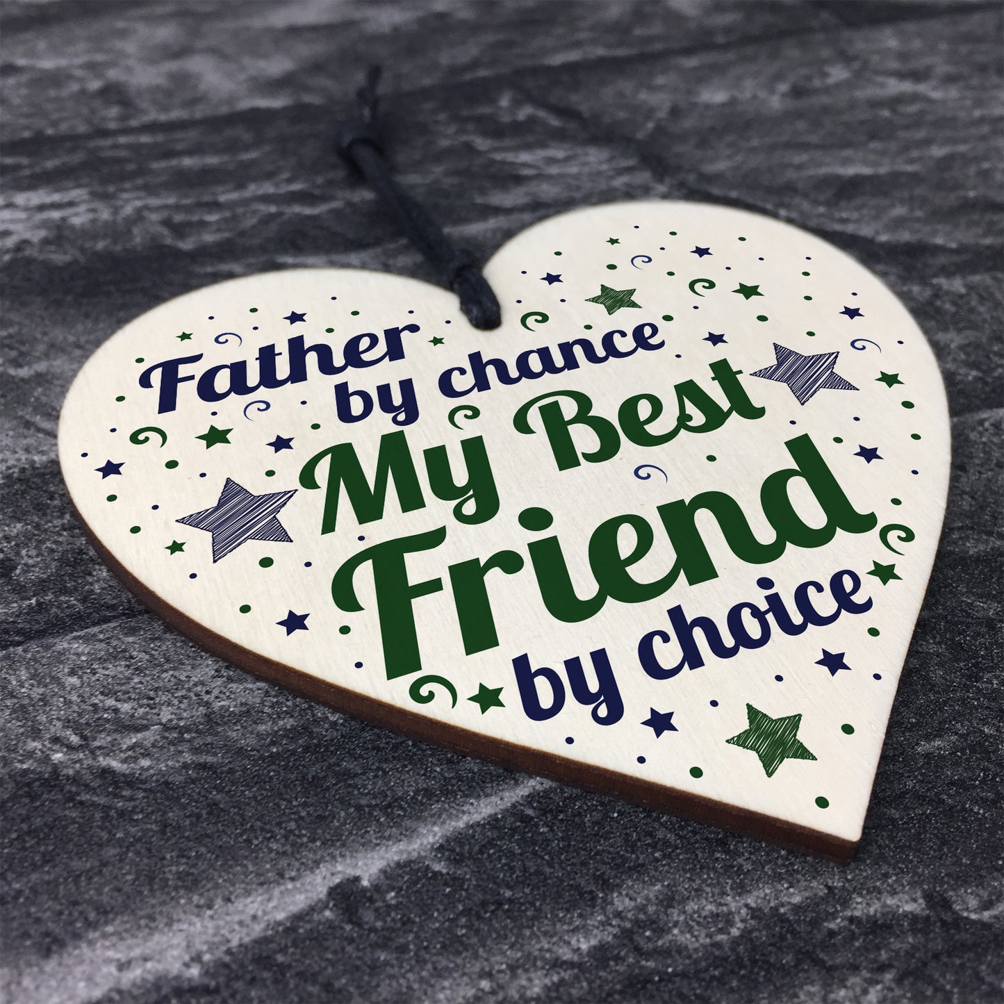 Best Friend Dad Daddy Birthday Christmas Gift Heart Keepsake