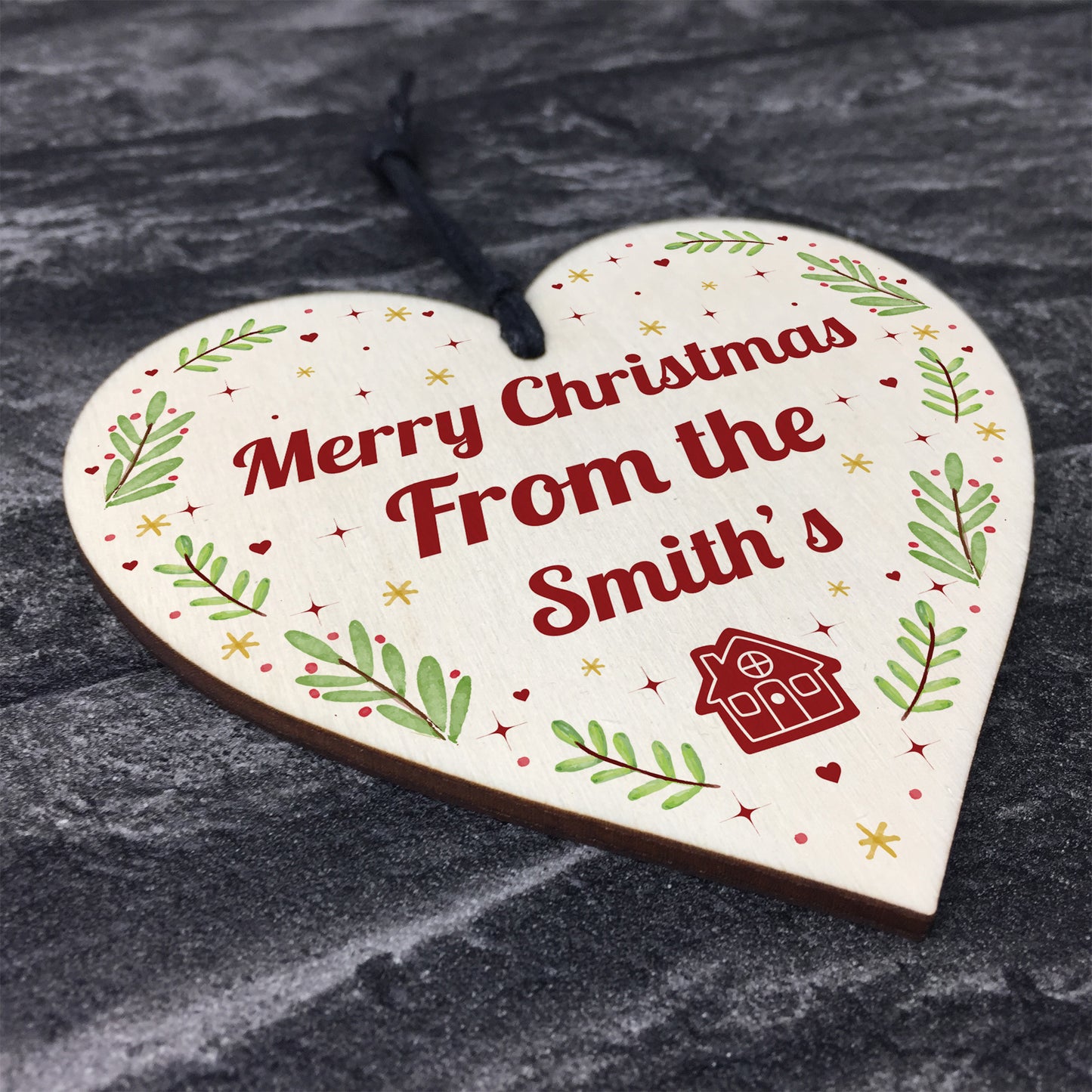 Merry Christmas From Tree Decoration New Home 1st Christmas
