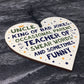 Funny Gift For Uncle Birthday Christmas Present Wood Heart