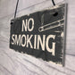 No Smoking Area Hanging Sign Hotel Garden Pub Bar Door Wall Sign
