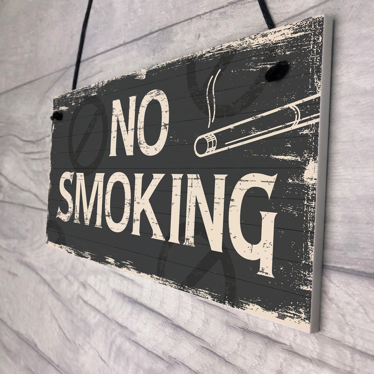 No Smoking Area Hanging Sign Hotel Garden Pub Bar Door Wall Sign