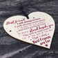 Best Friend Gift Friendship Plaque Wood Heart Birthday Keepsake
