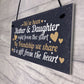 Mother And Daughter Keepsake Gift For Christmas Birthday Sign
