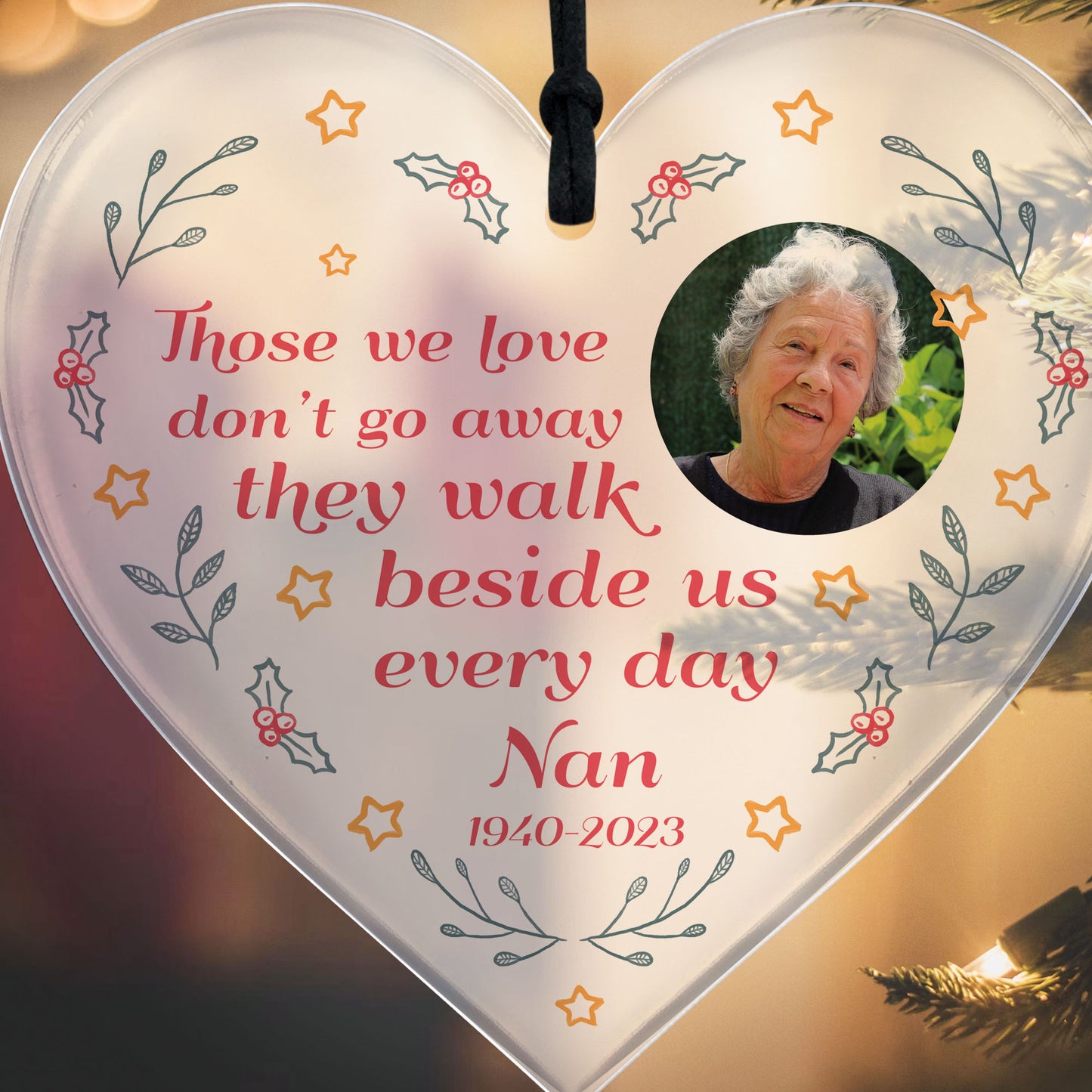 Memorial Decoration For Mum Dad Nan Grandad Personalised