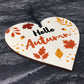 Autumn Gifts Autumn House Decor Wood Heart Hello Autumn Sign