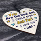 Best Dad Gift For Fathers Day Birthday Wood Heart Dad Gift