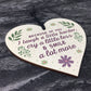 Best Friend Gift Wooden Heart Friendship Birthday Keepsake