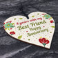 4th Wedding Anniversary Gift For Husband Wife Wooden Heart Gifts