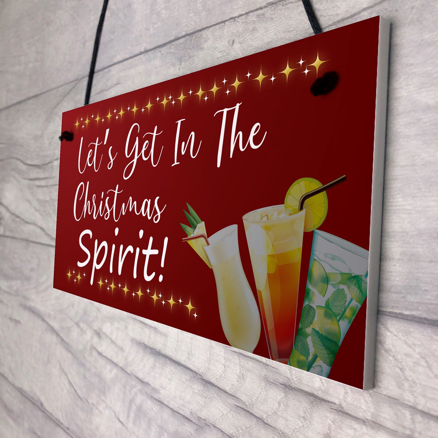 Funny Home Bar Sign Christmas Decoration Alcohol Gift For Family