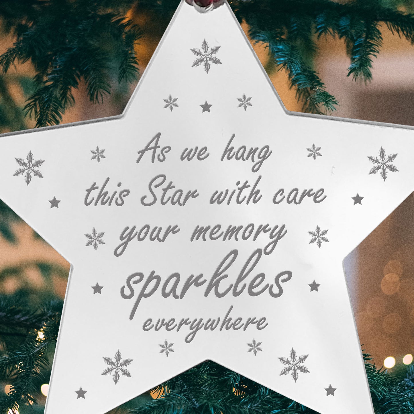 Memorial Christmas Decoration Beautiful In Memory Plaque