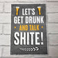 FUNNY Bar Sign Garden Signs Hanging Home Bar Sign Alcohol Gift