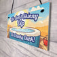 Funny Skinny Dip Chunky Dunk Hot Tub Sign Hanging Shed Sign