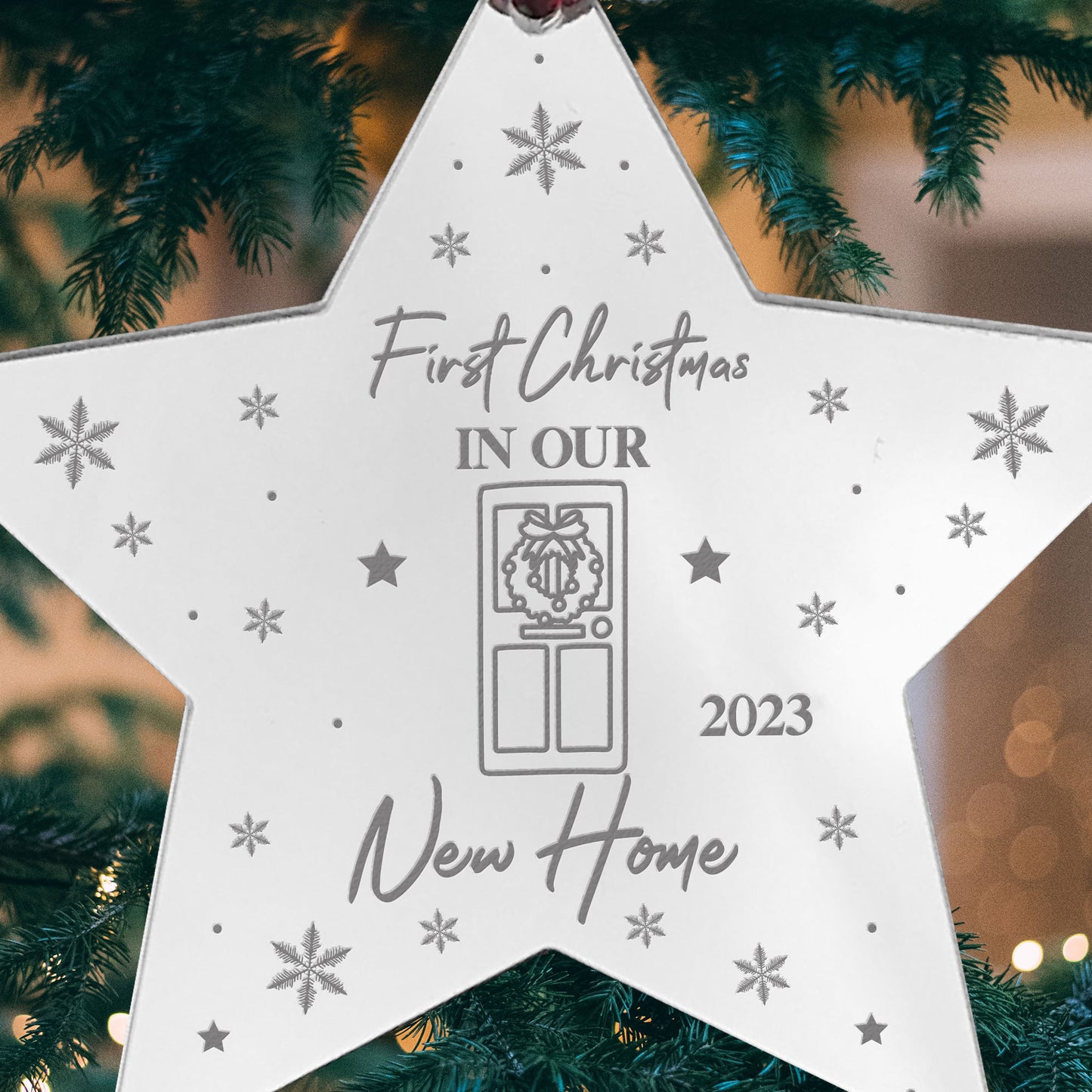 First Christmas In Our New Home 2023 Christmas Tree Bauble