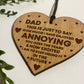 Funny Dad Gifts From Daughter Son Fathers Day Birthday Heart