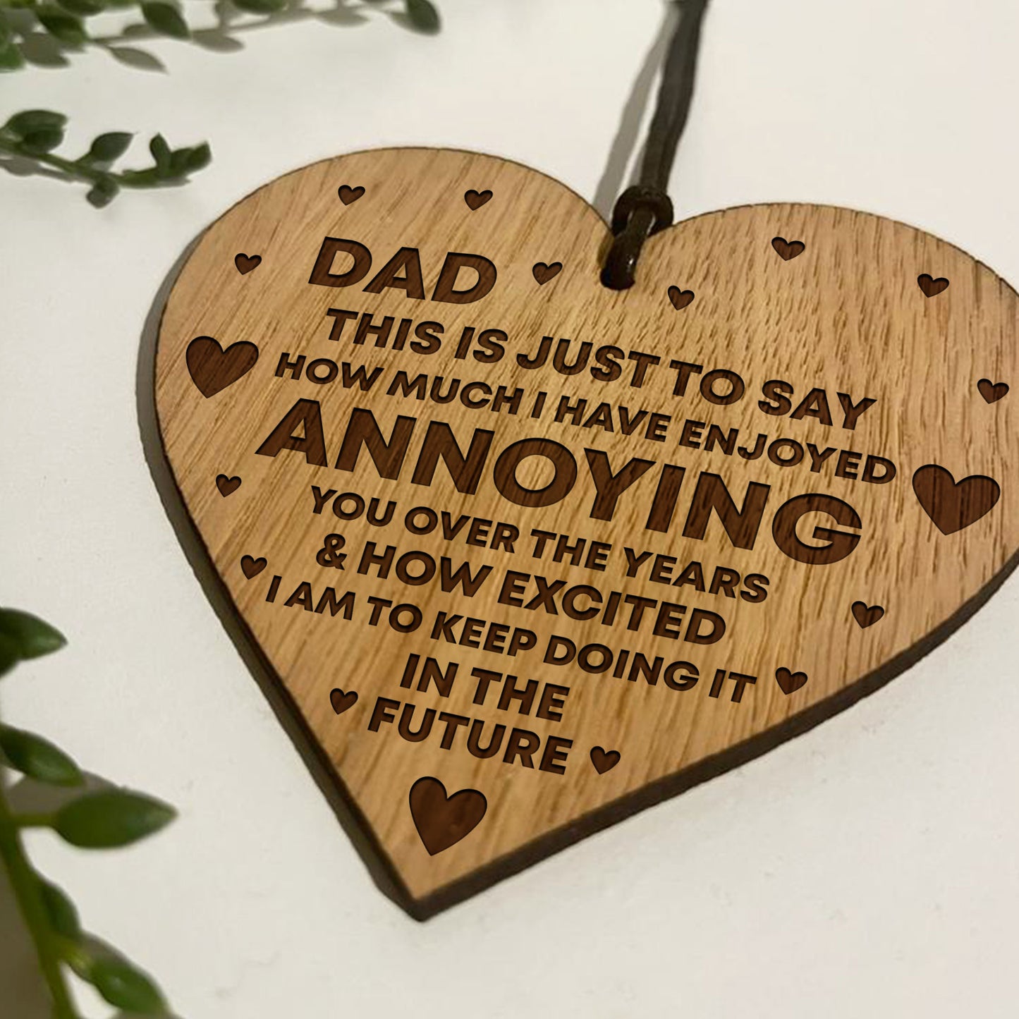 Funny Dad Gifts From Daughter Son Fathers Day Birthday Heart