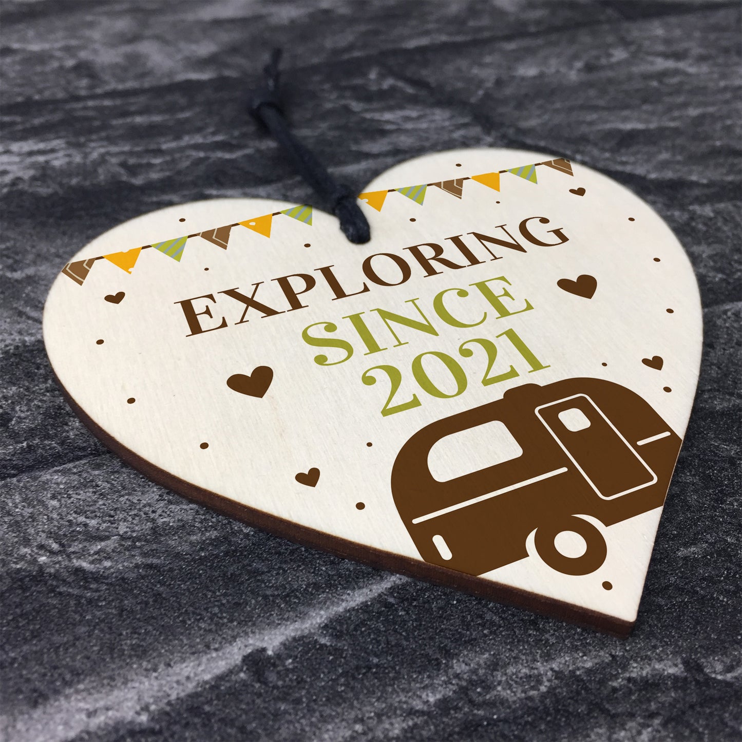 Caravan Sign Caravan Decor Hanging Door Sign Retirement Gift