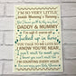 Baby Shower Thank You For Coming Table Wall Plaque Decoration