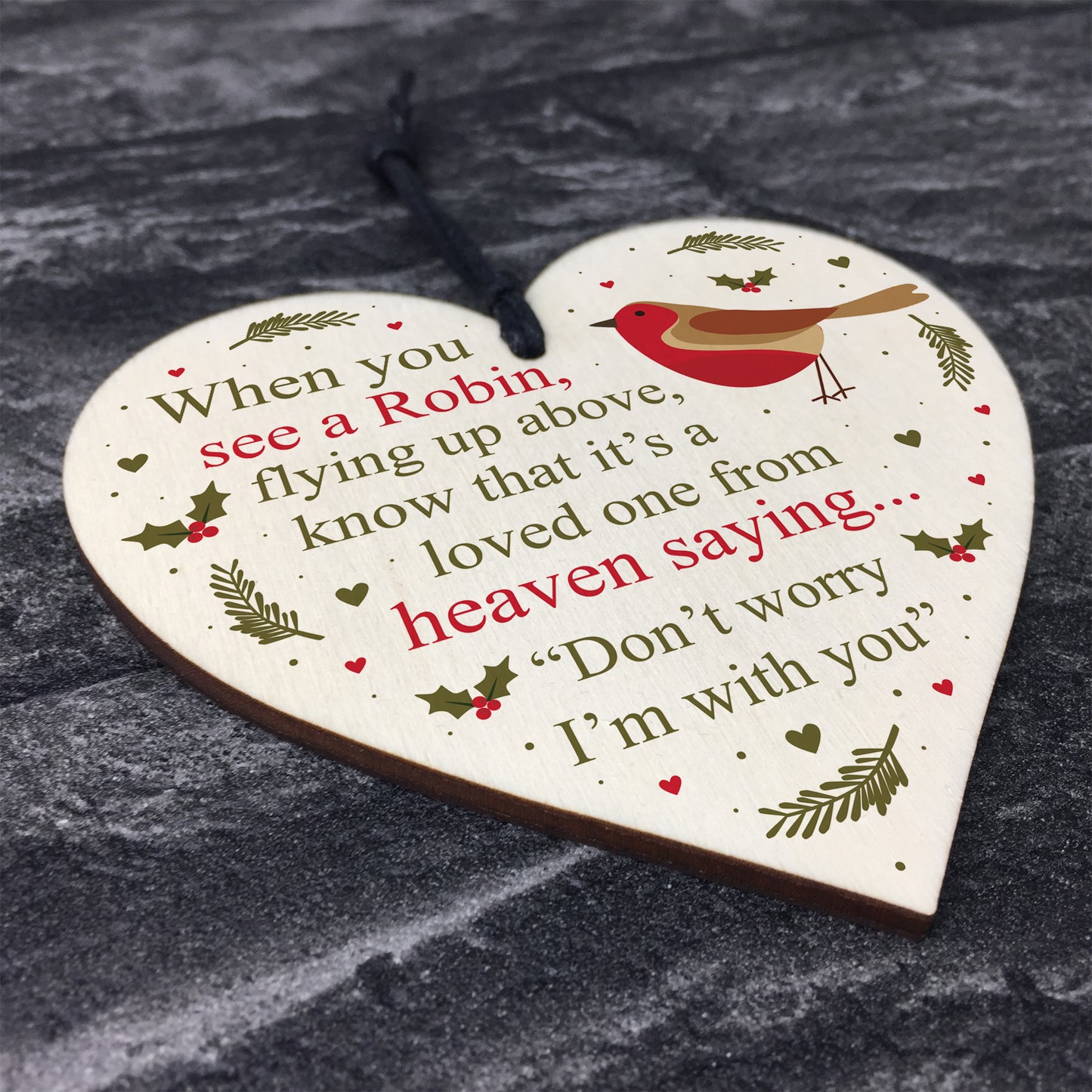 Memorial Plaque For Mum Dad Nan Grandad Wooden Heart Memorial