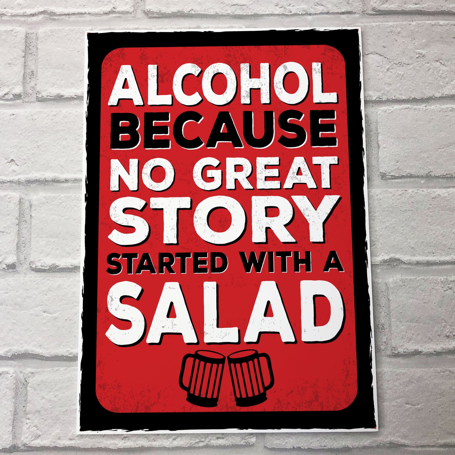 Novelty Home Bar Sign Funny Sign For Garden Bar Shed Man Cave