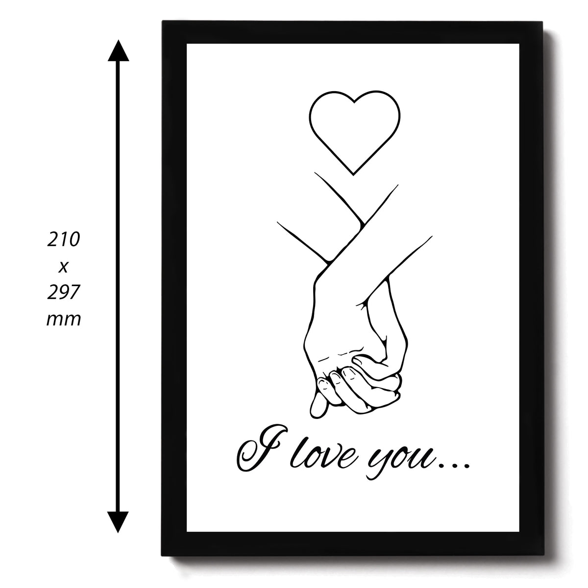 Gift For Husband Wife Boyfriend Girlfriend Love You Framed Print