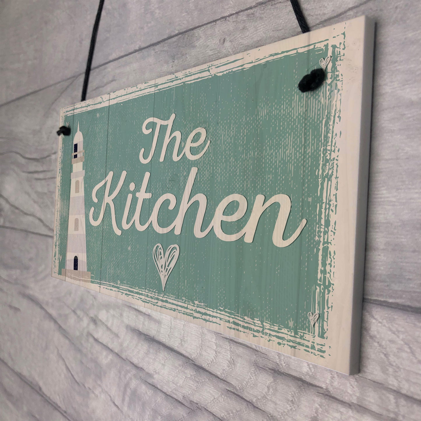The Kitchen Hanging Plaque Seaside Nautical GIFT Shabby Chic