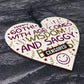 Funny Rude 60th Birthday Gift Wooden Heart Funny 60th Birthday