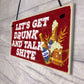 Funny Alcohol Sign Man Cave Home Bar Pub Hanging Plaque Vodka
