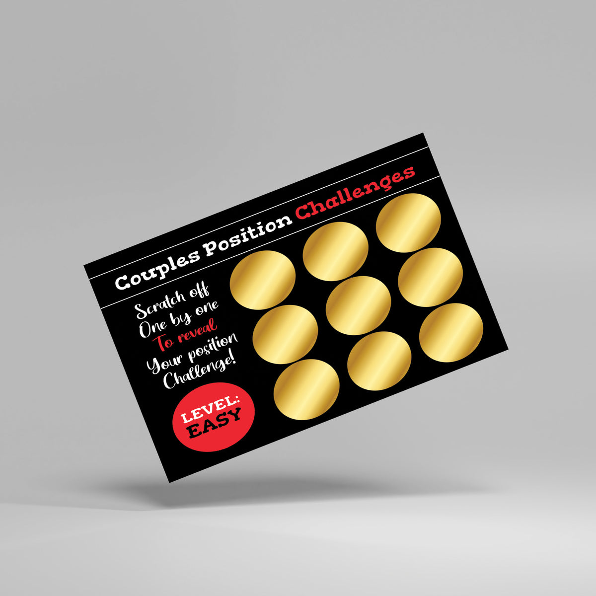 Funny Valentines Scratch Card Rude Challenges Gift For Couples