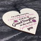 Granddaughter Gift Wooden Heart Birthday Thank You Gifts For Her