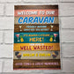 Funny Welcome To Our Caravan Sign Novelty Caravan Sign Welcome