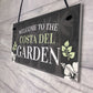 Welcome Sign Garden Signs And Plaques For Outdoor Funny
