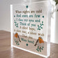 Robin Christmas Memorial Plaque For Mum Nan Dad Grandad