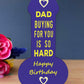 Funny Birthday Gifts For Dad Wood Plaque Dad Birthday Gift Ideas
