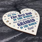 Best Dad And Grandad Heart Novelty Birthday Christmas Gifts