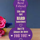 Funny Best Friend Gift Friendship Rude Plaque Gift For Friend