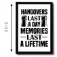 Funny Alcohol Sign Bar Signs For Home Man Cave FRAMED Print