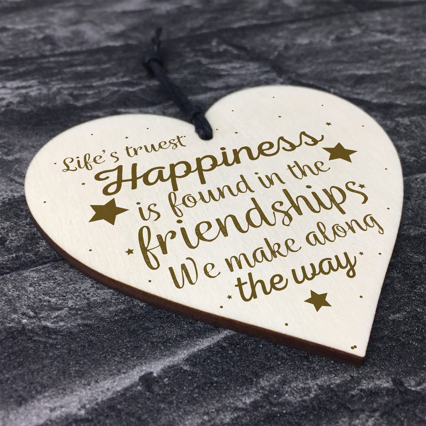 Best Friend Friendship Gift Heart Plaque Birthday Thank You Mum