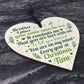 Brother Memorial In Loving Memory Wood Heart Christmas Bauble