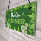 Funny Gin Gift Gin Corner Sign  Bar Sign For Garden Summerhouse