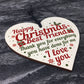 Best Friend Christmas Card Gifts Friendship Friend Wooden Heart