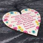 Inspirational Wood Heart Gift For Friend Novelty Best Friend