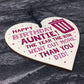 Funny Lockdown Birthday Gift For Auntie Heart From Niece Nephew