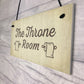 The Throne Room Toilet Bathroom Plaque Shabby Chic Ladies Gents