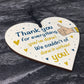 Thank You Gift For Colleague Wood Heart Gift For Nurse Teacher